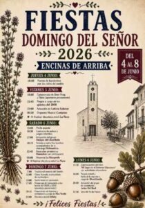 Fiestas Domingo del Señor 2026 en Encinas de Arriba
