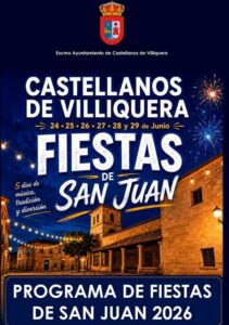 Fiestas de San Juan 2026 en Castellanos de Villiquera
