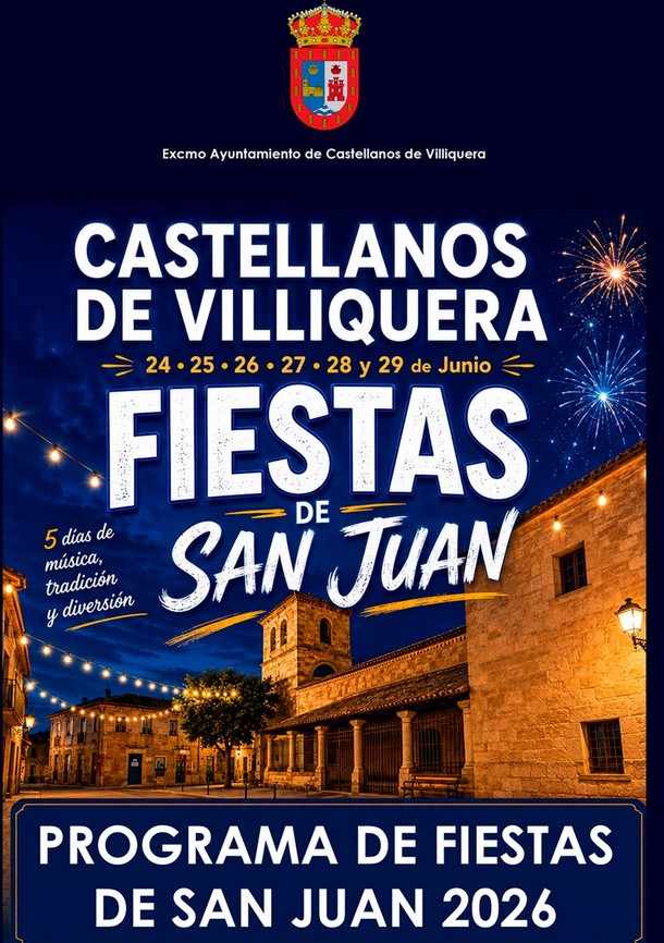 Fiestas de San Juan 2026 en Castellanos de Villiquera