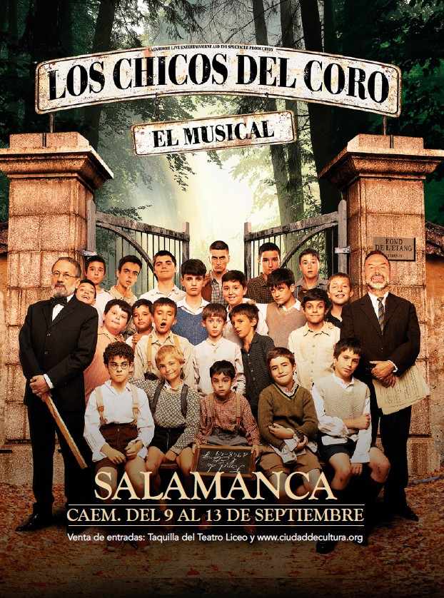 Los chicos del coro. Musical en las ferias y fiestas de Salamanca 2026