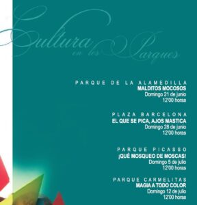 Plazas y patios 2026. Cultura en los parques