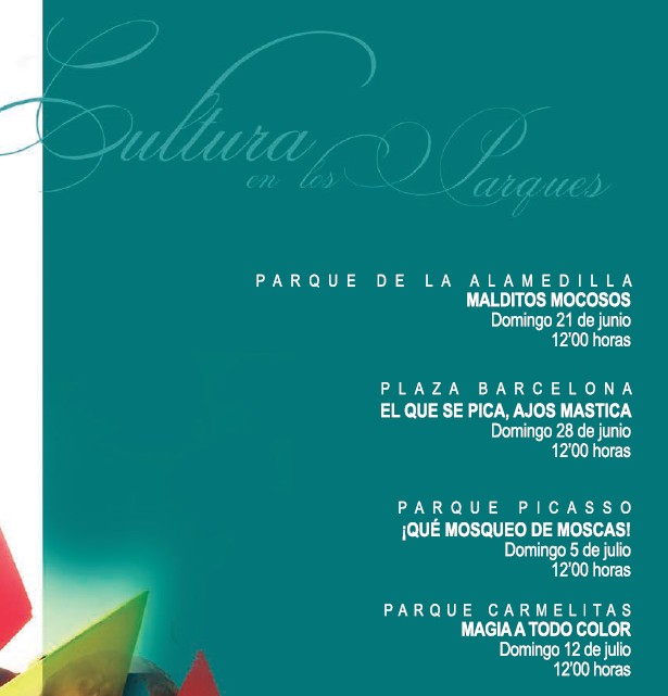 Plazas y patios 2026. Cultura en los parques