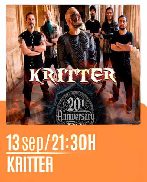 Kritter. Concierto de Ferias y Fiestas de Salamanca 2026