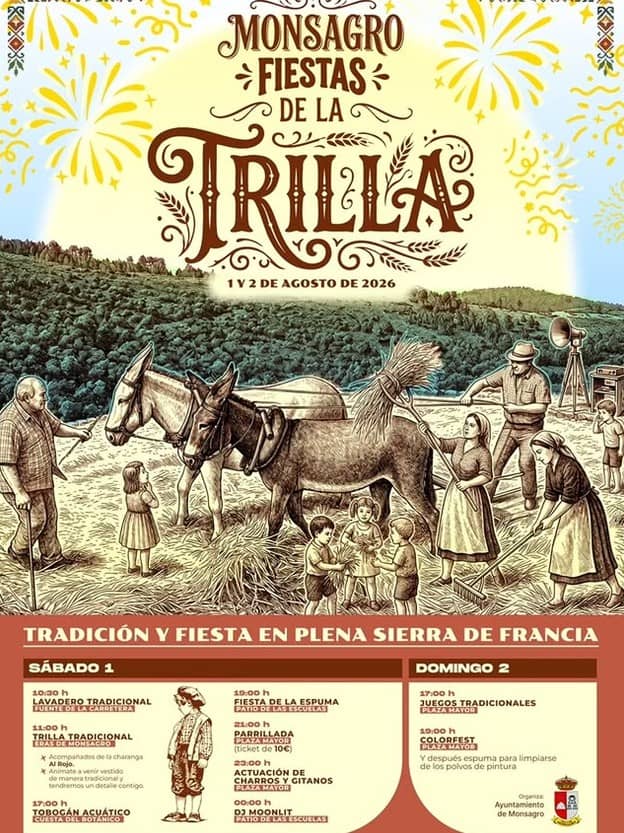 Monsagro. Fiestas de la trilla
