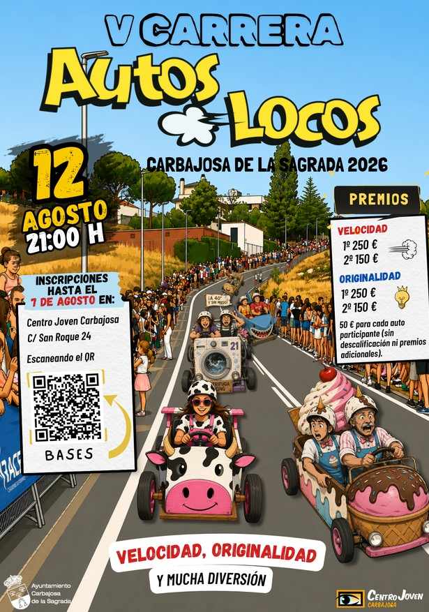 V Carrera Autos Locos en Carbajosa