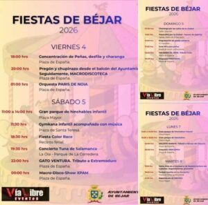Fiestas de Béjar 2026