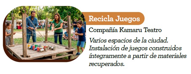 Recicla Juegos. Ferias y Fiestas de Salamanca 2026