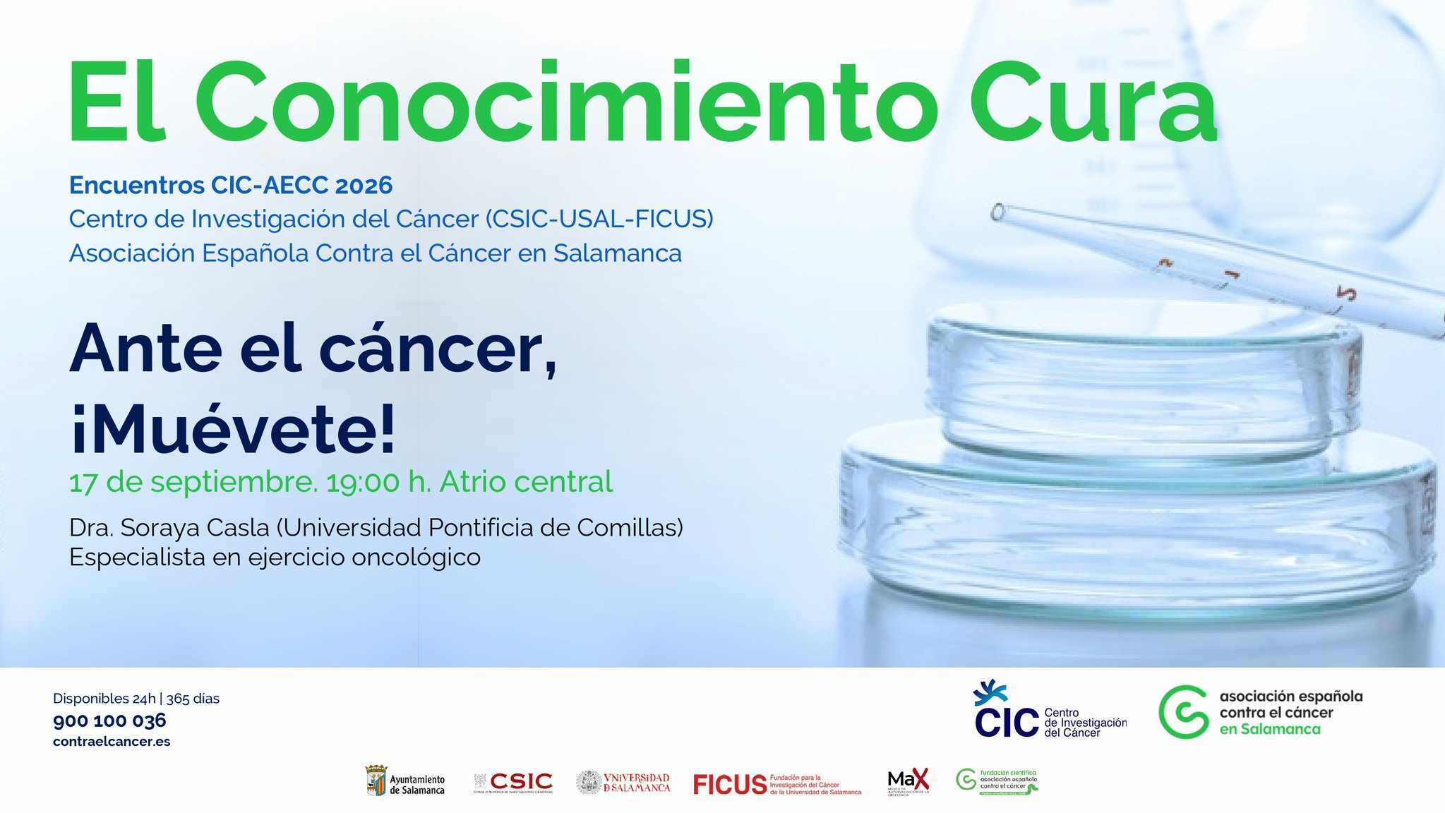 Ante el cáncer, ¡muévete!