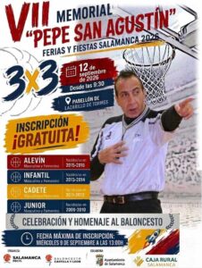 Cartel del Memorial Pepe San Agustín. Ferias y Fiestas de Salamanca 2026